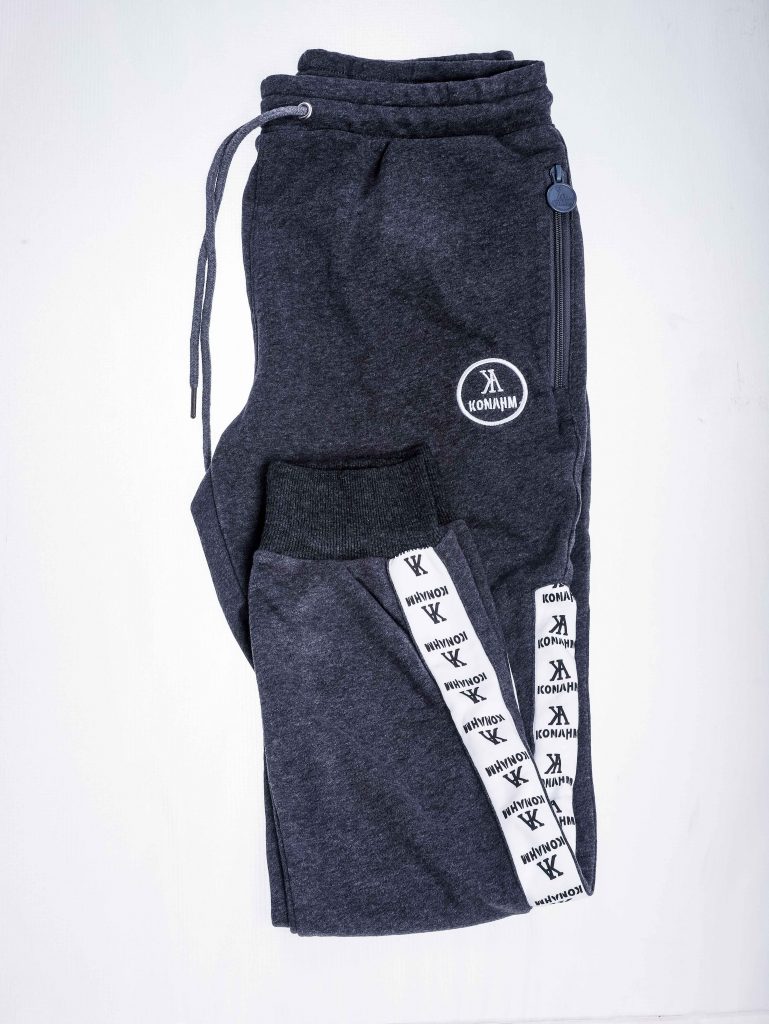 Konahm classic cotton track pant - Grey