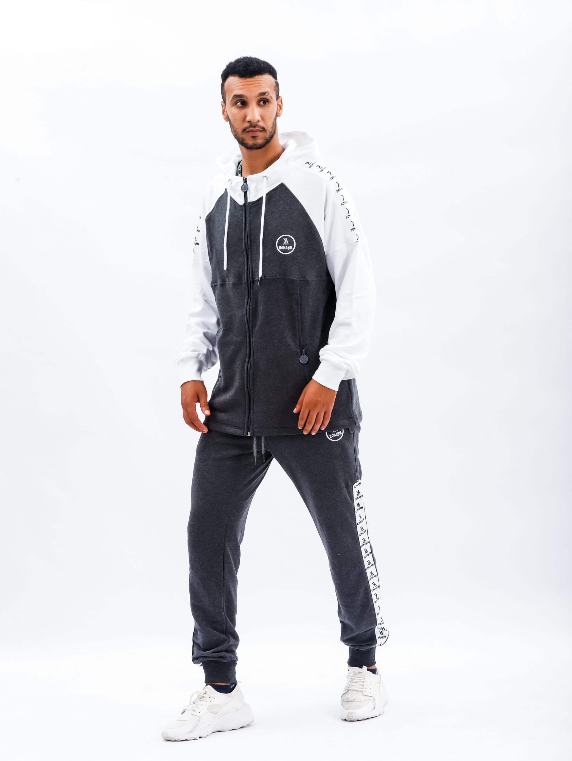 Grey 2025 cotton tracksuit